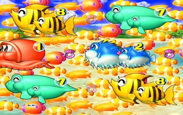 通常時金魚群演出