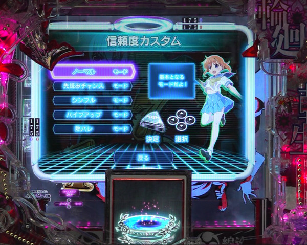 信頼度カスタム