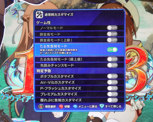 実機カスタマイズ